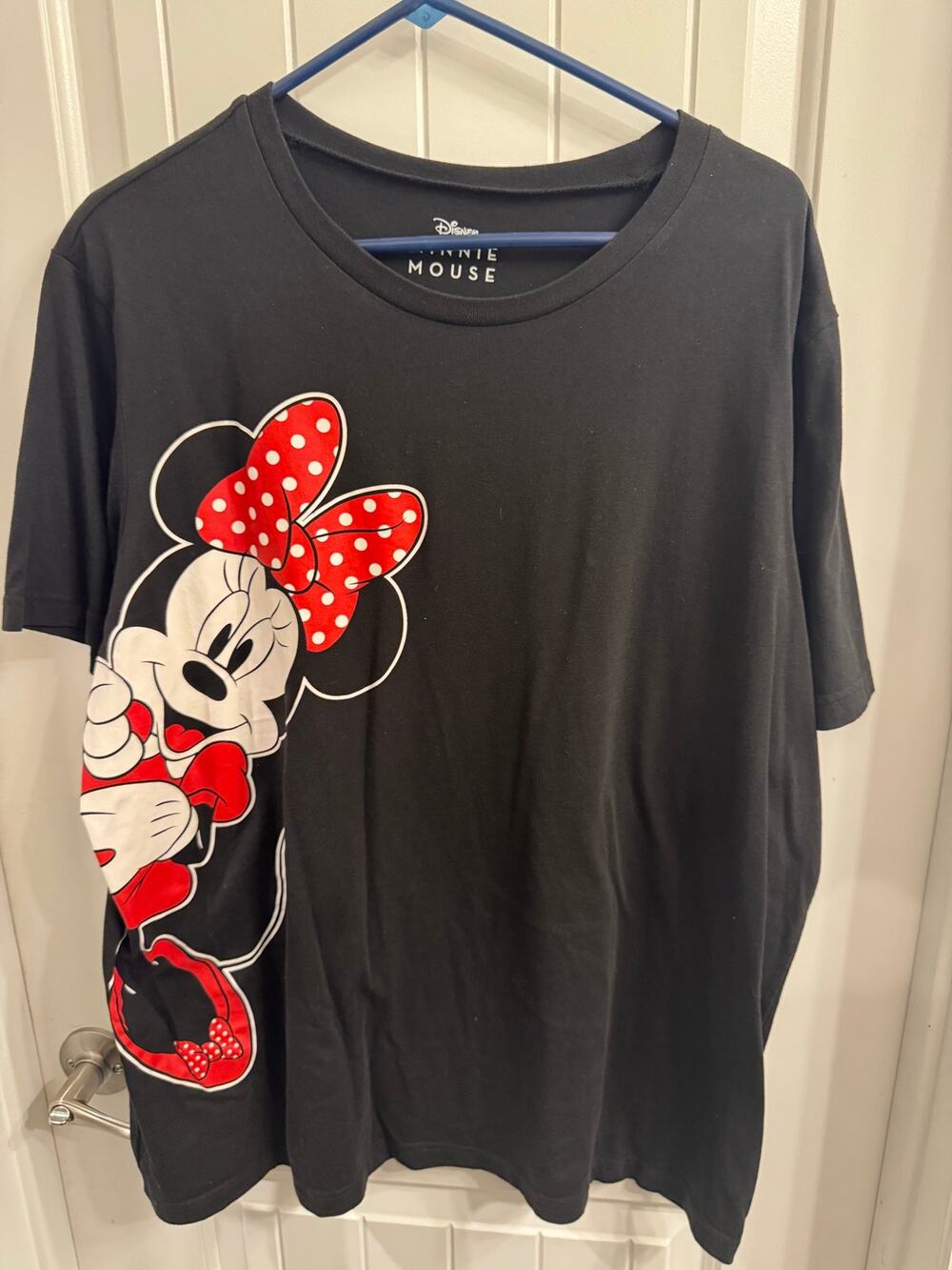 Disney 2X Black Minnie Mouse Shirt